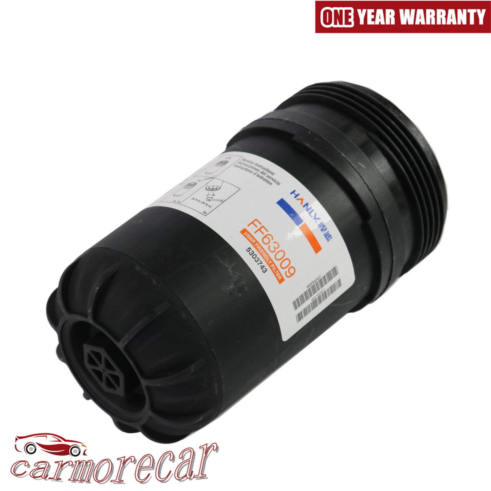 Fleetguard FF63054NN Fuel Filter Replace FF63009 FF63054NN Pack of 6