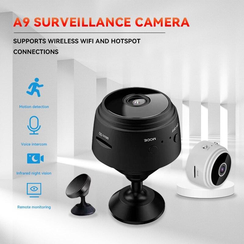 A9 Wifi Mini Camera Hd 1080p Wireless Video Recorder Voice Recorder  hot 2023
