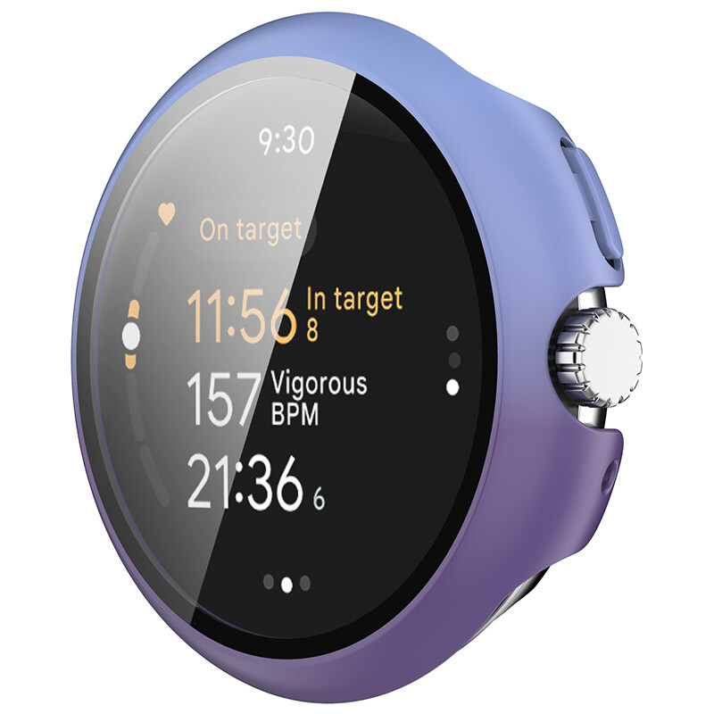 For Google Pixel Watch 3 41/45MM Full Screen Protector Tempered Glass Case Cover