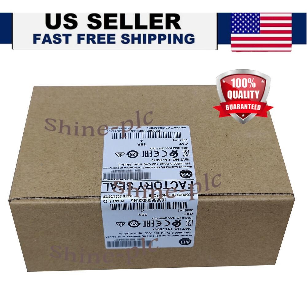 New Factory Sealed AB AB 2085-IA8 120 VAC Input Module 2085IA8 US Free Tax