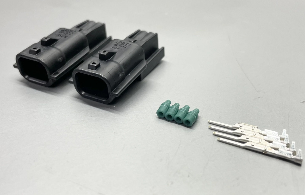 For Nissan GT-R R35 DRL Retrofit Connector Kit LH/RH 2011+ Lamps Early Models