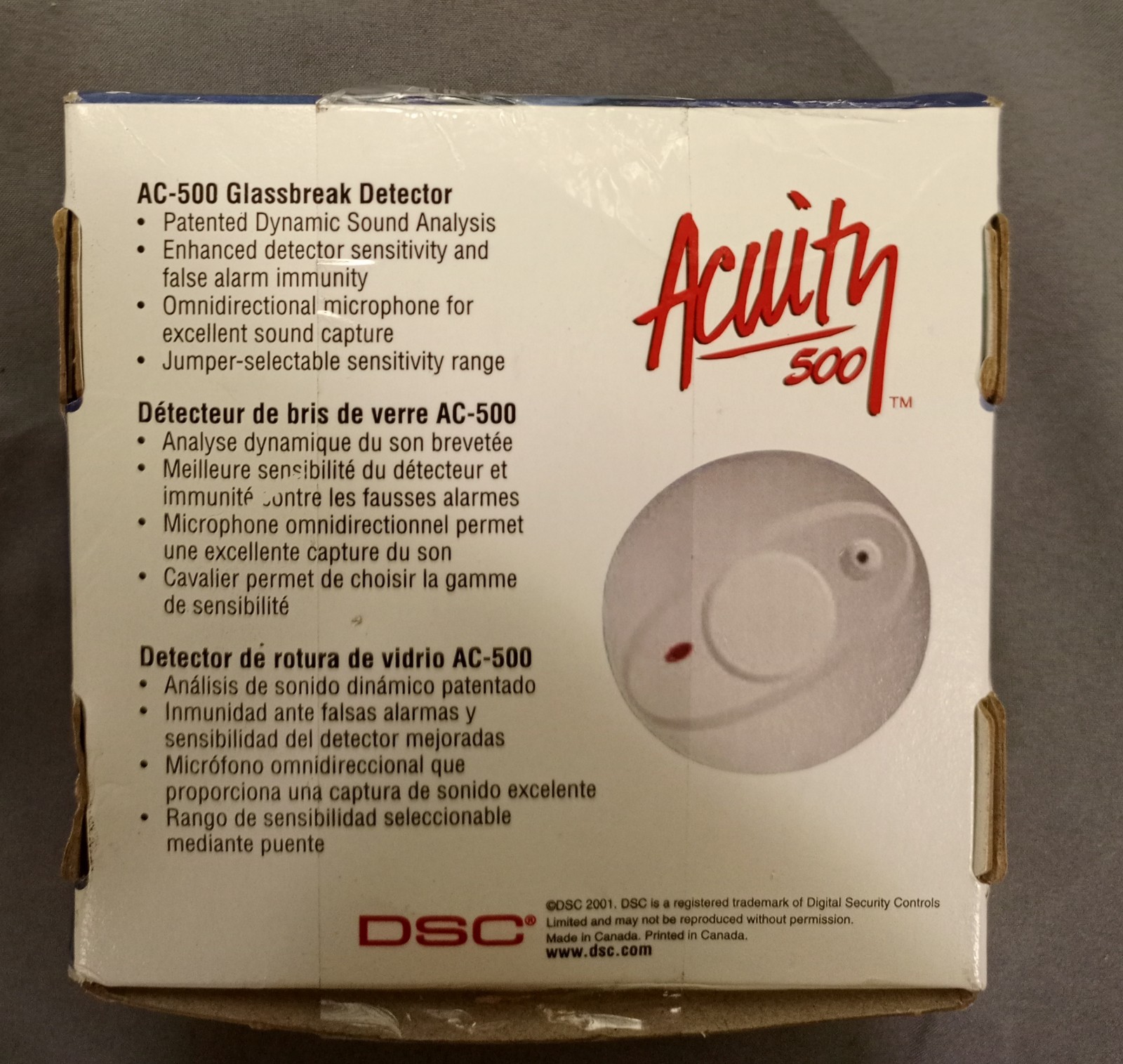 Acuity Glass break Detector AC-500