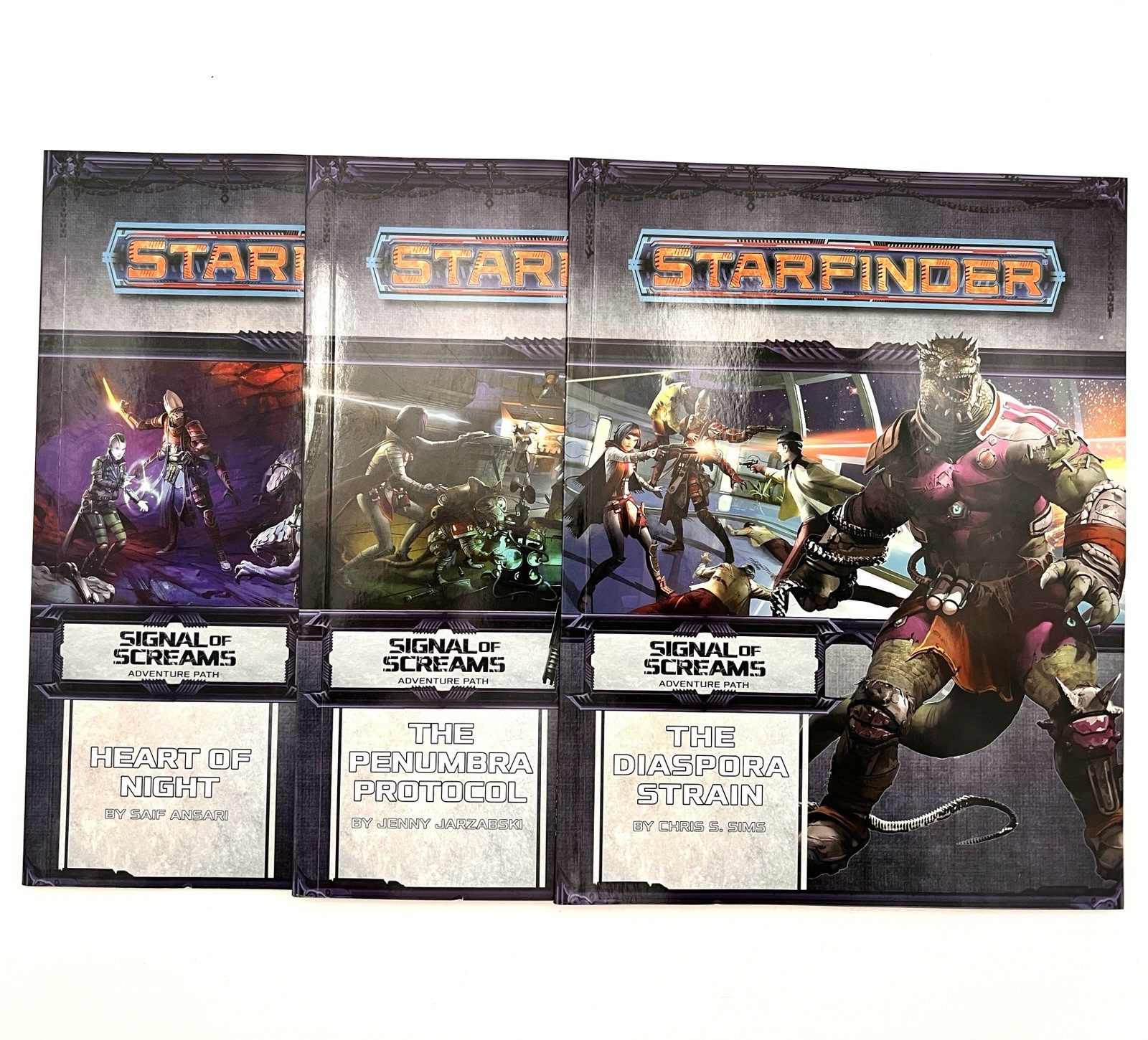 Signals Of Screams Adventure Path Parts 1, 2, & 3 Book Starfinder Paperback NEW
