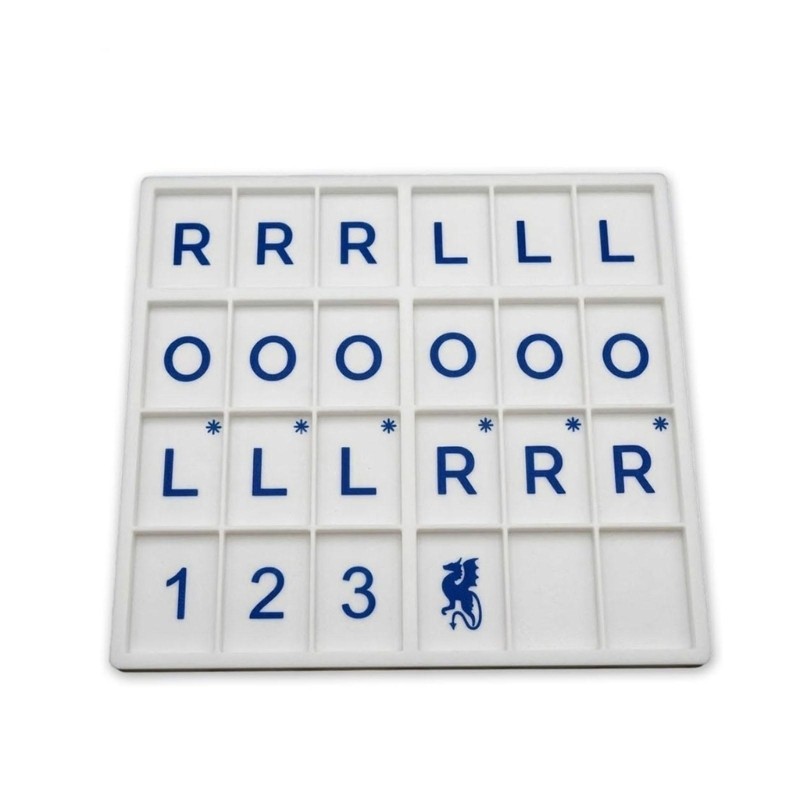 American Mahjong Practice Board With Precise Tile Spaces For Personal Training