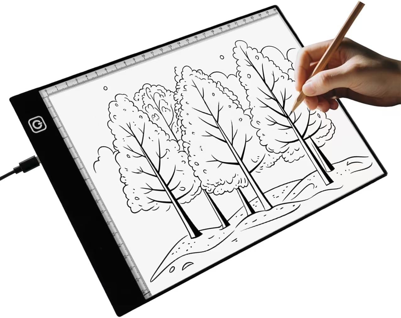 A4 LED Light Box for Tracing and Drawing - Ultra Thin Adjustable