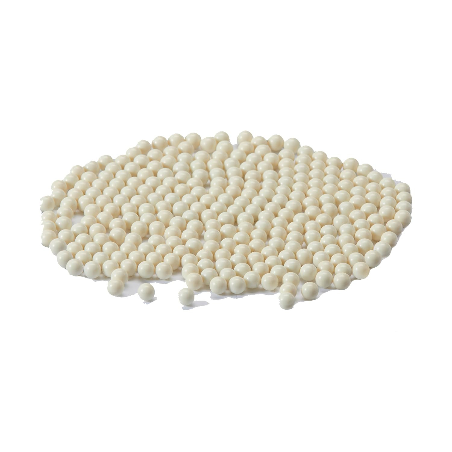 White Air Gun Projectiles Seamless BBs for Accuracy and Consistent Performance