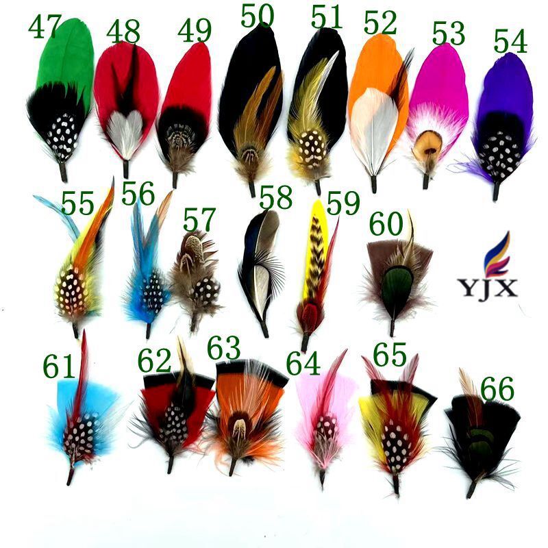 Hat Feathers 5 Pcs Assorted Natural Feather Accessories for Fedora Cowboy hat