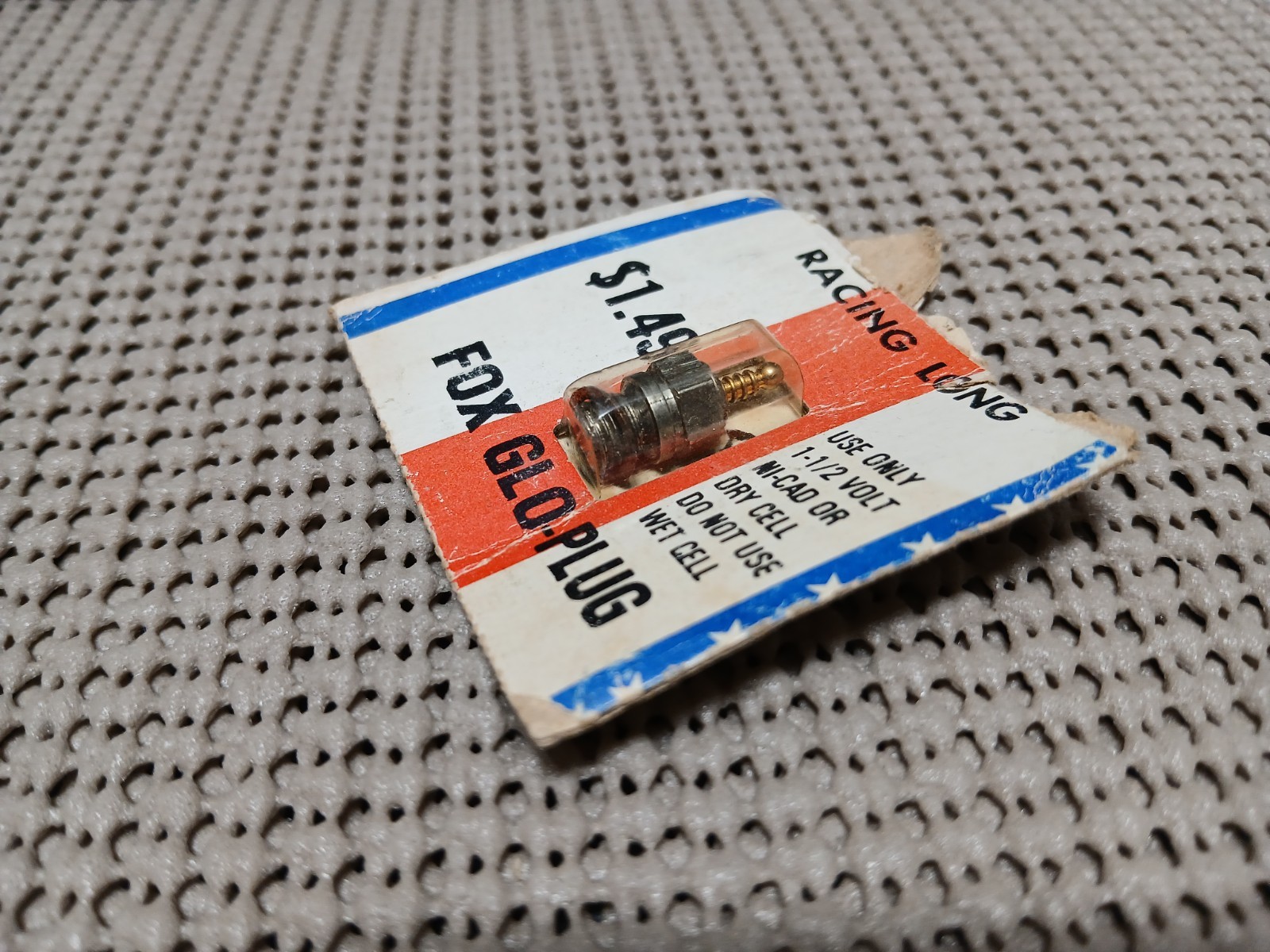 FOX*MODEL AIRPLANE ENGINE PART*LONG RACING*GLOW PLUG*SP*NOS*OP*SAI