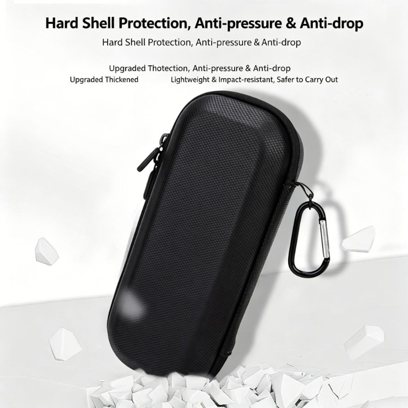 Camera Case with Side Handle and Clear Interior Storage Layout Camera Bag