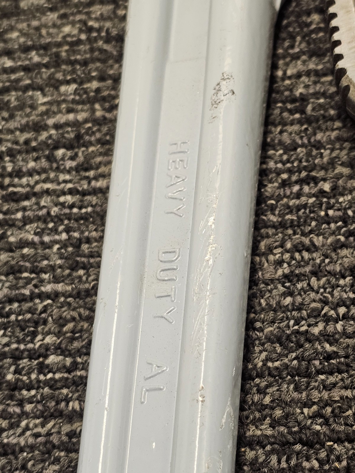 Adjustable Jaw Pipe Wrench 24" Size 21' Length Closed