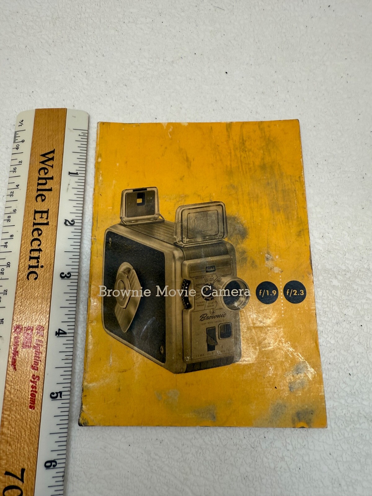 1957 Kodak Brownie VTG Movie Camera II Model  f/2.3 user guide owners 1-57-CH-EX