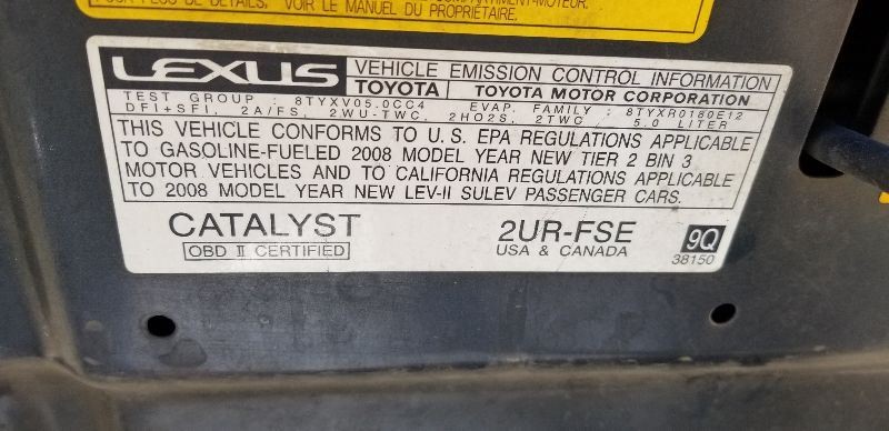 2008 LEXUS LS600HL REAR SEAT CLIMATE CONTROL MODULE ECM ASSEMBLY