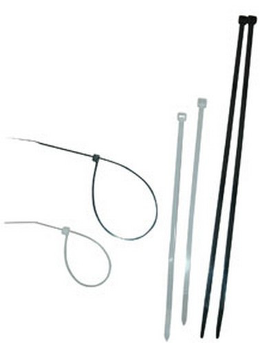 ATD Tools 20404 4 Black UV Stabilized Nylon Cable Ties, 100 pc.