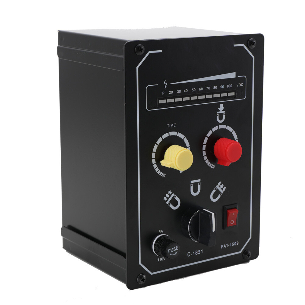 Lathe Electro Magnetic Chuck Controller 0-100V DC Adjustable with LED Display