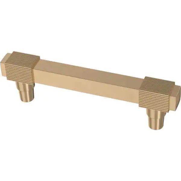 3" Fluted Sqaure Pull Champagne Bronze
