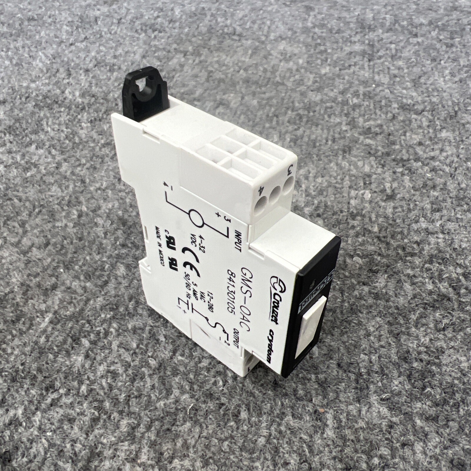 Crouzet GMS-OAC Relay Module 4-32VDC Input, 12-280VAC Output, 5A, Display LED