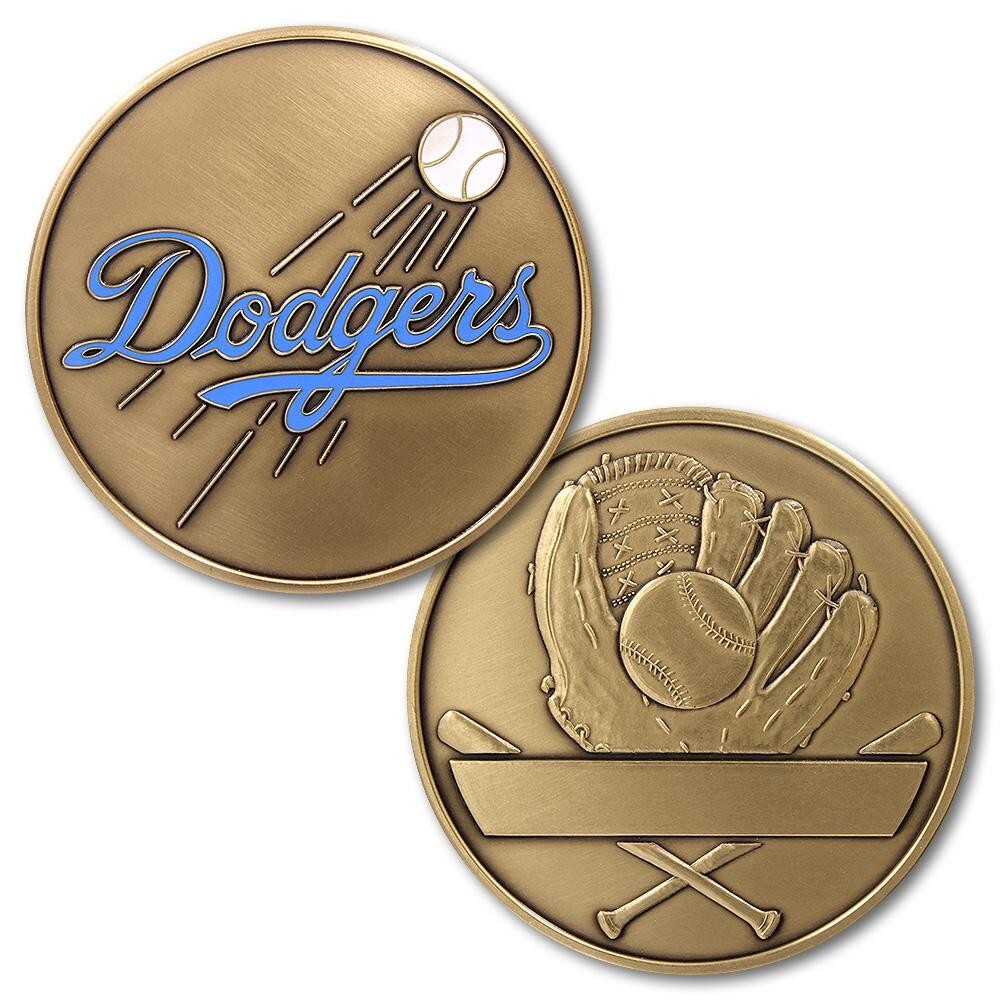 LOS ANGELES DODGERS BAT BALL GLOVE BASEBALL  CHALLENGE COIN Shohei Ohtani