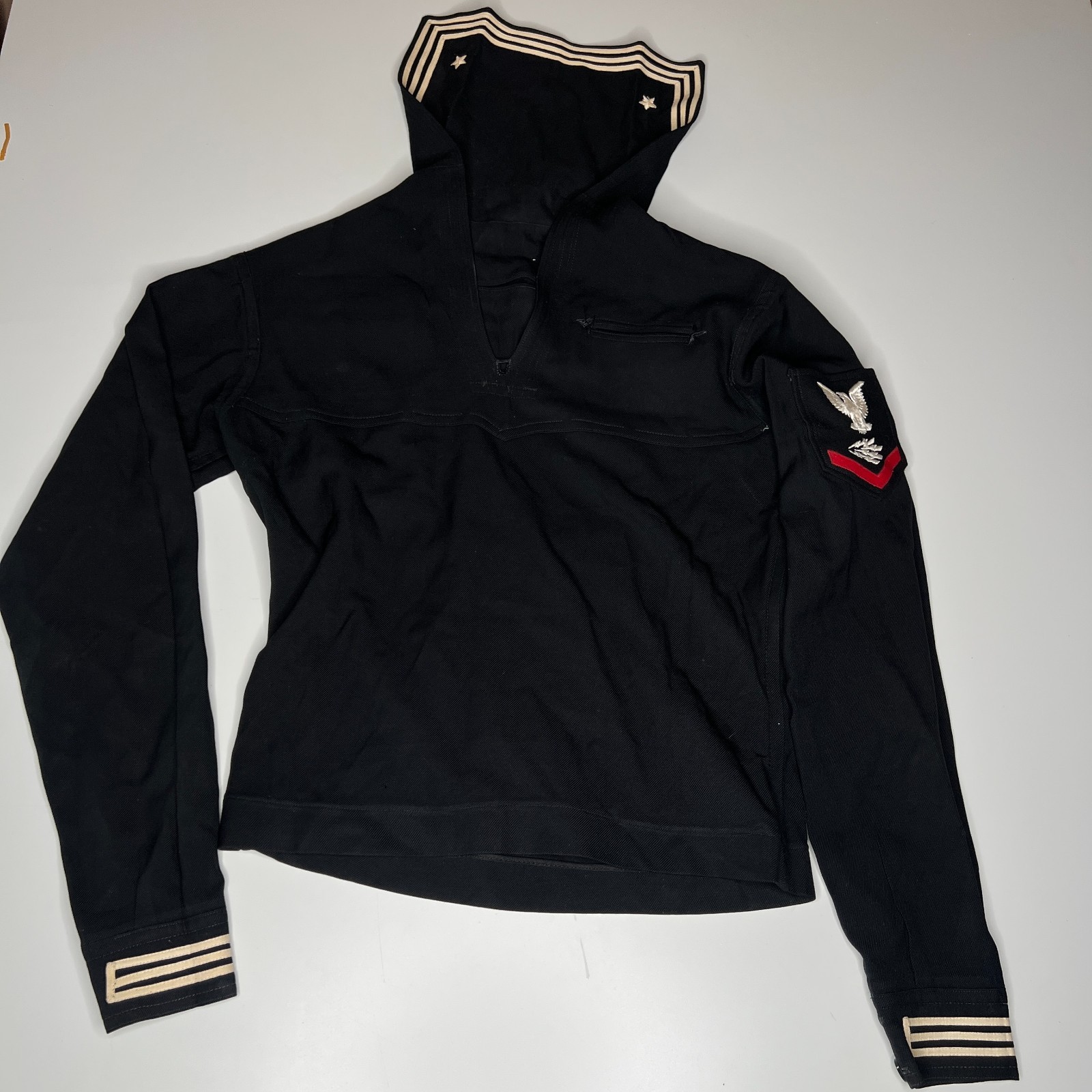 WWII U.S. Navy Sailor Uniform Jumper Top – Aircraft Carrier / Dress Blues
