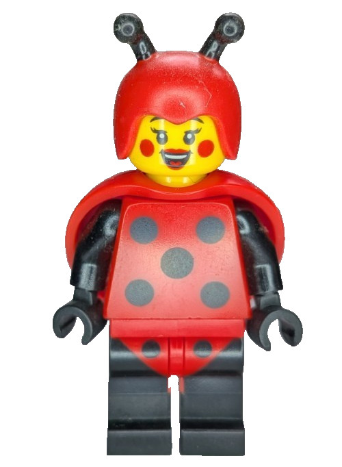 LEGO CMF Series 21 Minifigures col377 Ladybug Girl Good Condition Incomplete