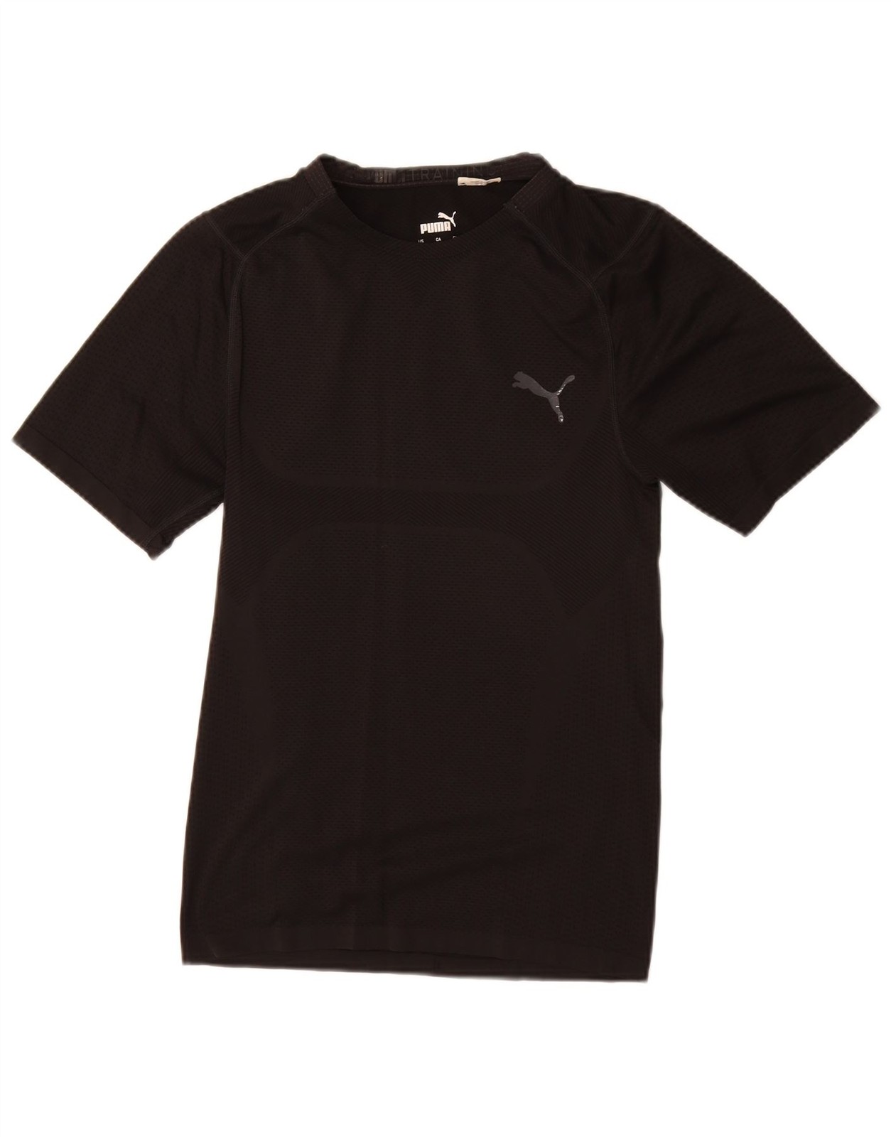 Puma Mens T-Shirt Top Small Black CH03