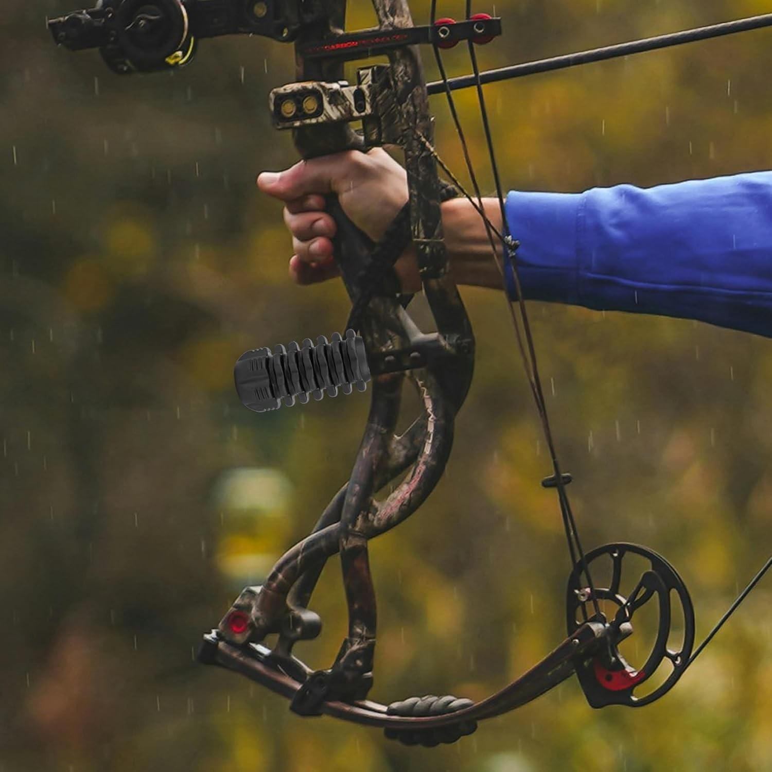 Lightweight Universal Bow Stabilizer Set with Vibration Dampening - 4 Pack