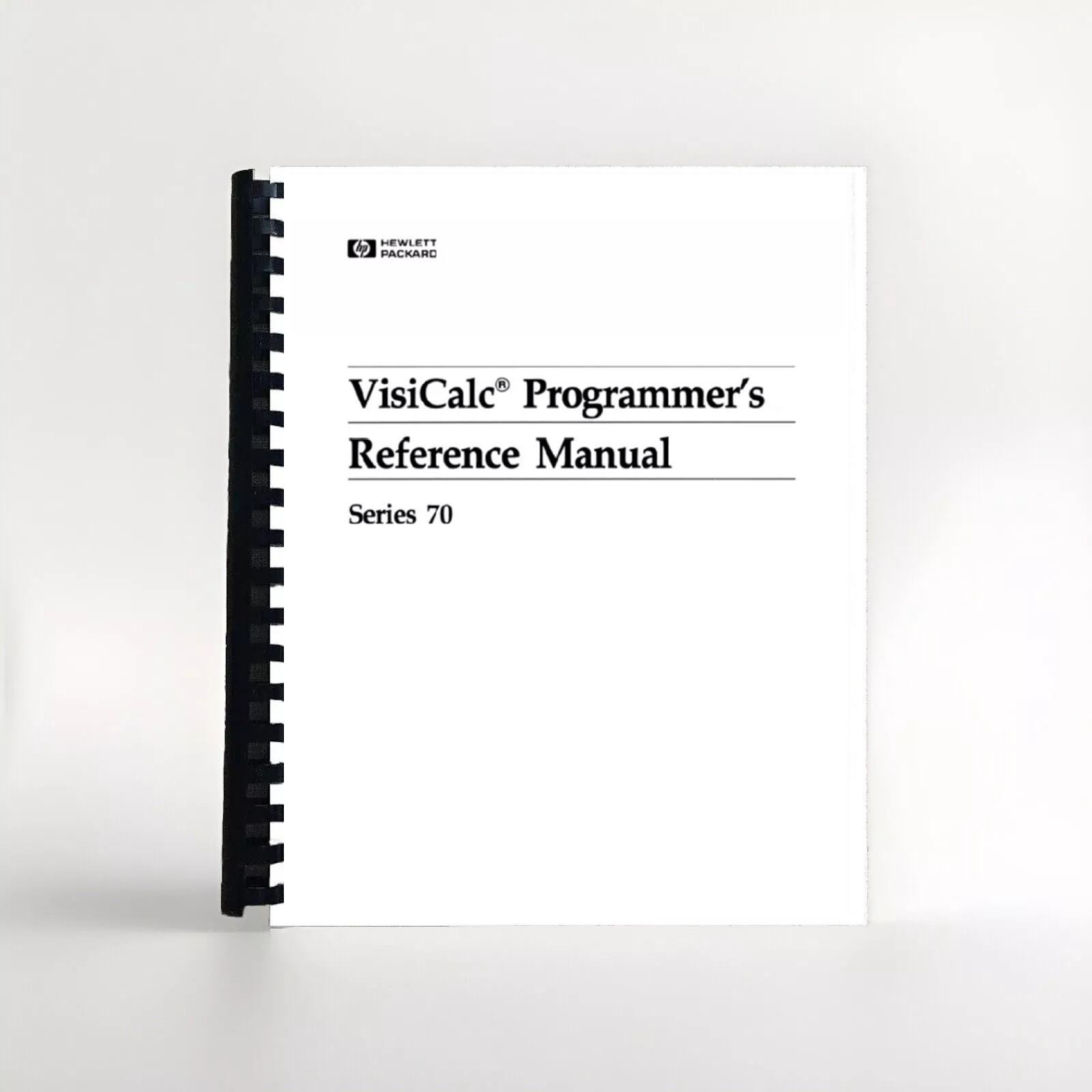 VisiCalc® Programmer’s Reference Manual Series HP 75 calculator
