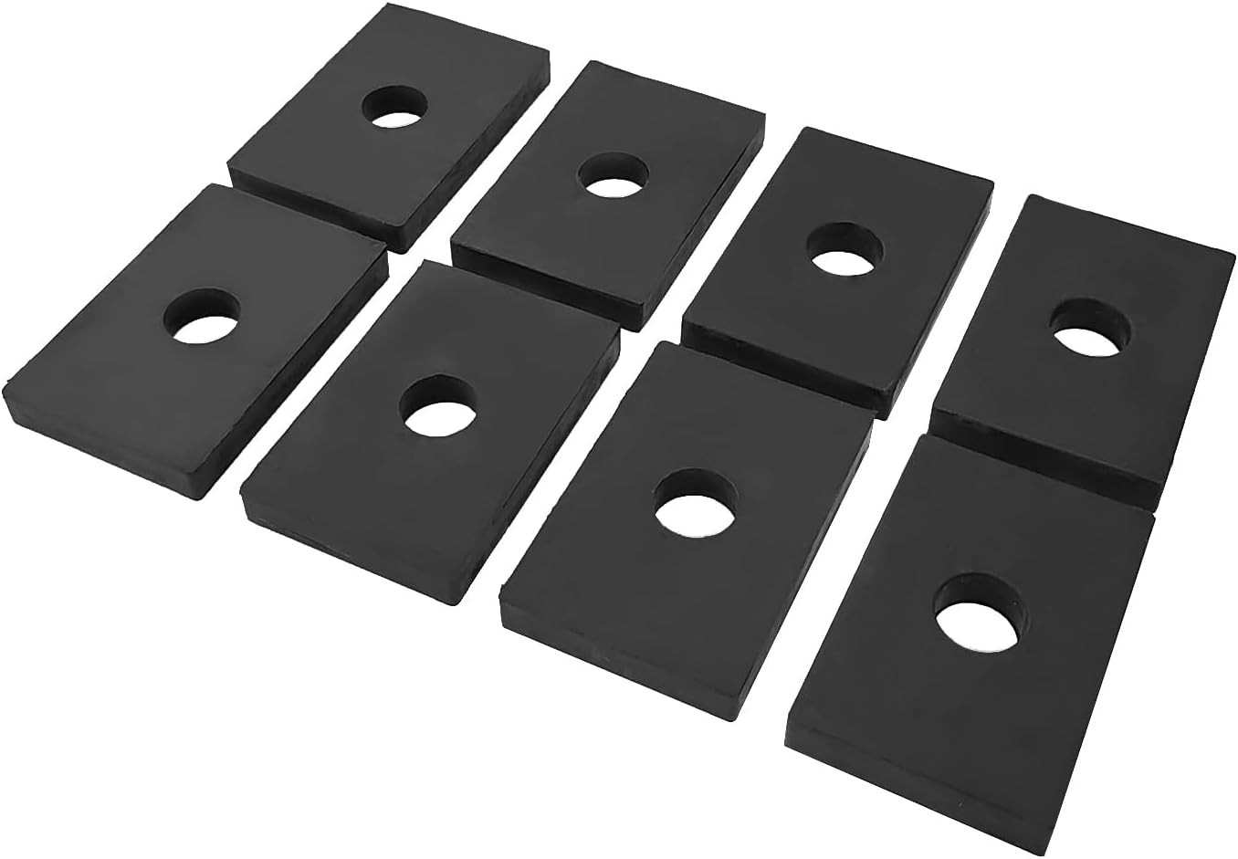 Bed Mount Pad Kit, 8pcs Rubber Bed Mount Shock Absorber Compatible with Chevy/wi