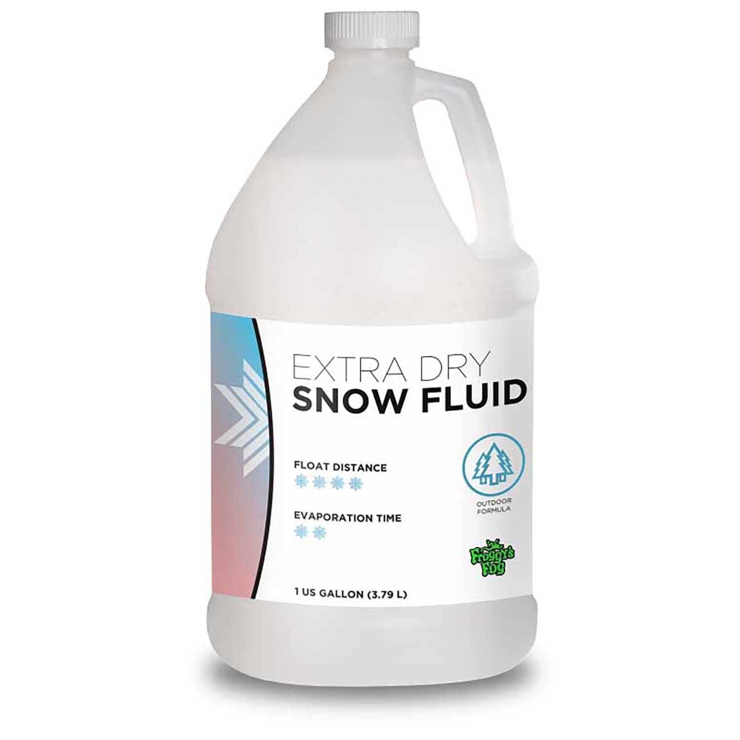 Froggy's Fog EXTRA DRY OUTDOOR FORMULA Snow Juice Machine Fluid - Froggys Flakes