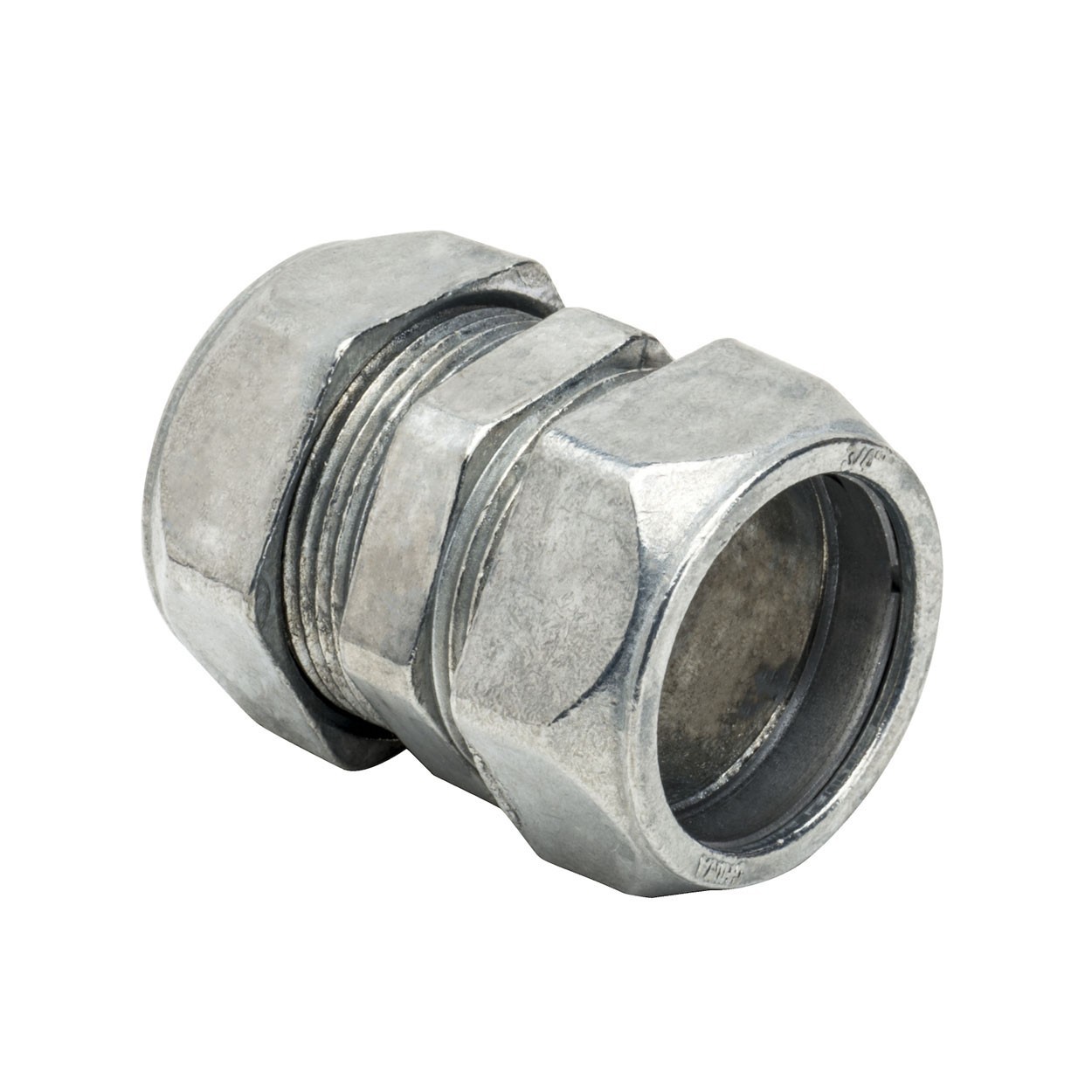 Southwire 663 1" Zinc Die Cast Compression Type EMT Coupling (Pack of 100)