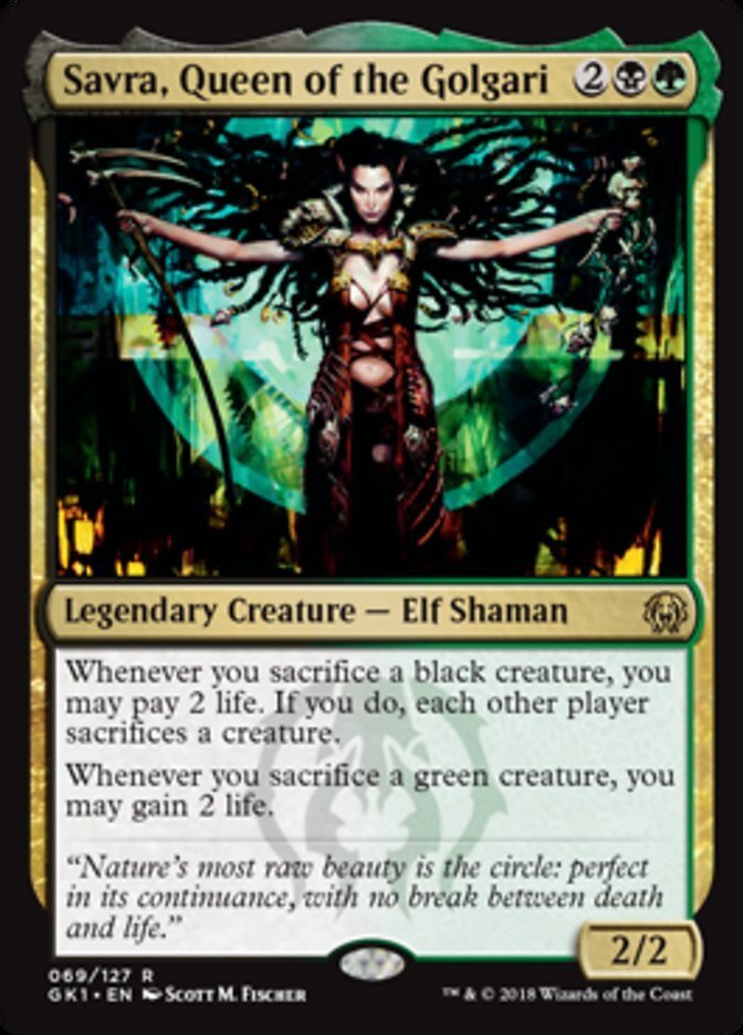 1x Savra, Queen of the Golgari NM-Mint, English Guilds of Ravnica Guild Kits MTG