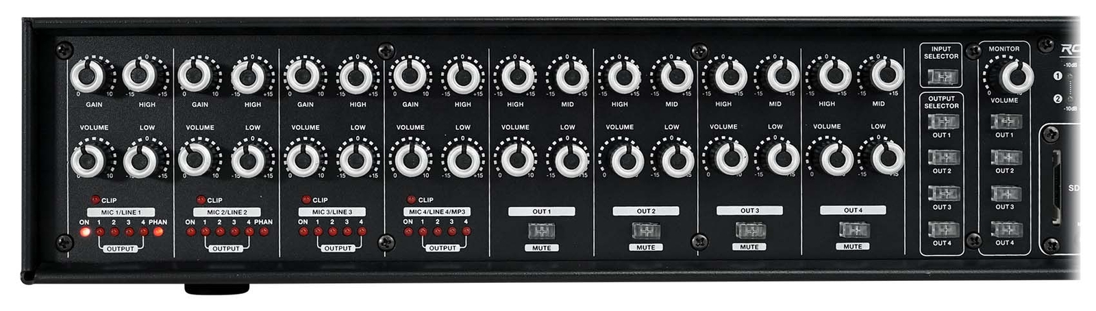 Rockville ROCK MATRIX 4 Zone Home Audio Amplifier Receiver Multi Room System