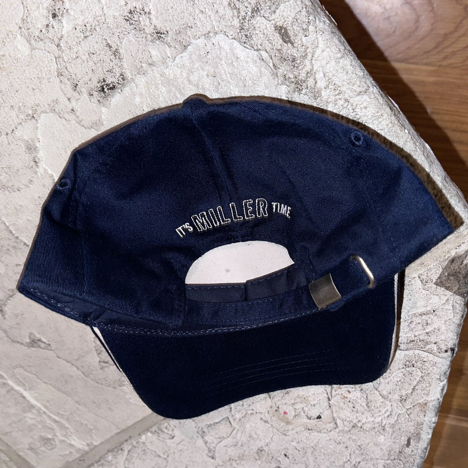 New Streff Miller Lite Beer “It’s Miller Time” 1990’s Vendor Hat Vintage NOS
