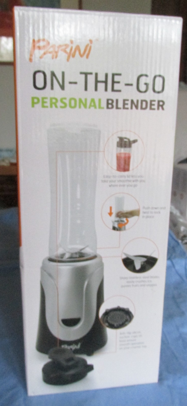 Parini On-the-Go Personal Blender 20 Oz.Smoothies Shakes Drinks New n sealed Box