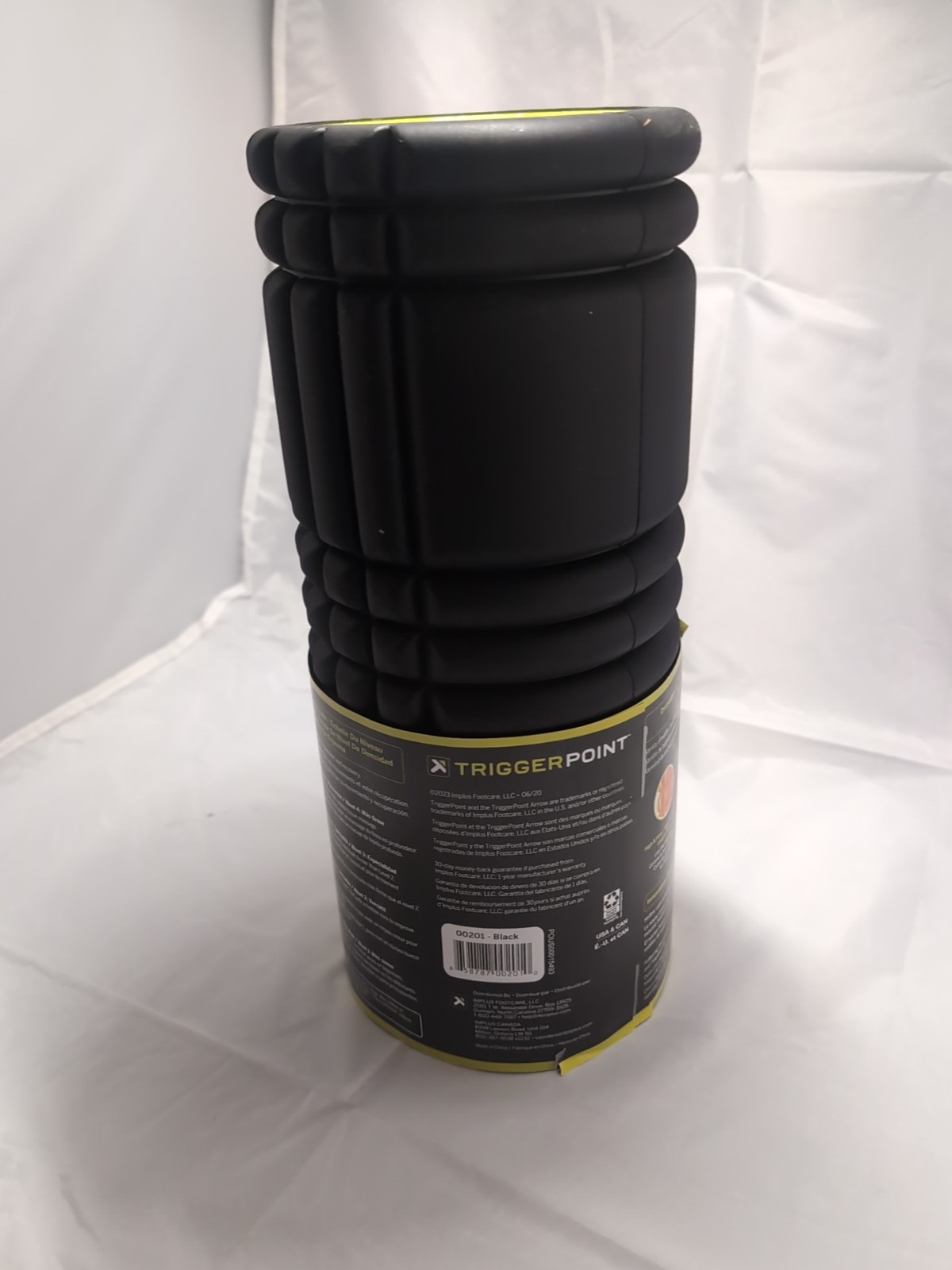 Trigger Point Performance TPT-GRDBW The Grid Black Foam Roller - Black, 13" -NWT