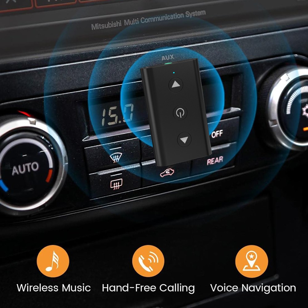 GTMEDIA Wireless Bluetooth 5.1 Audio Transmitter Receiver Adapter for Airplane