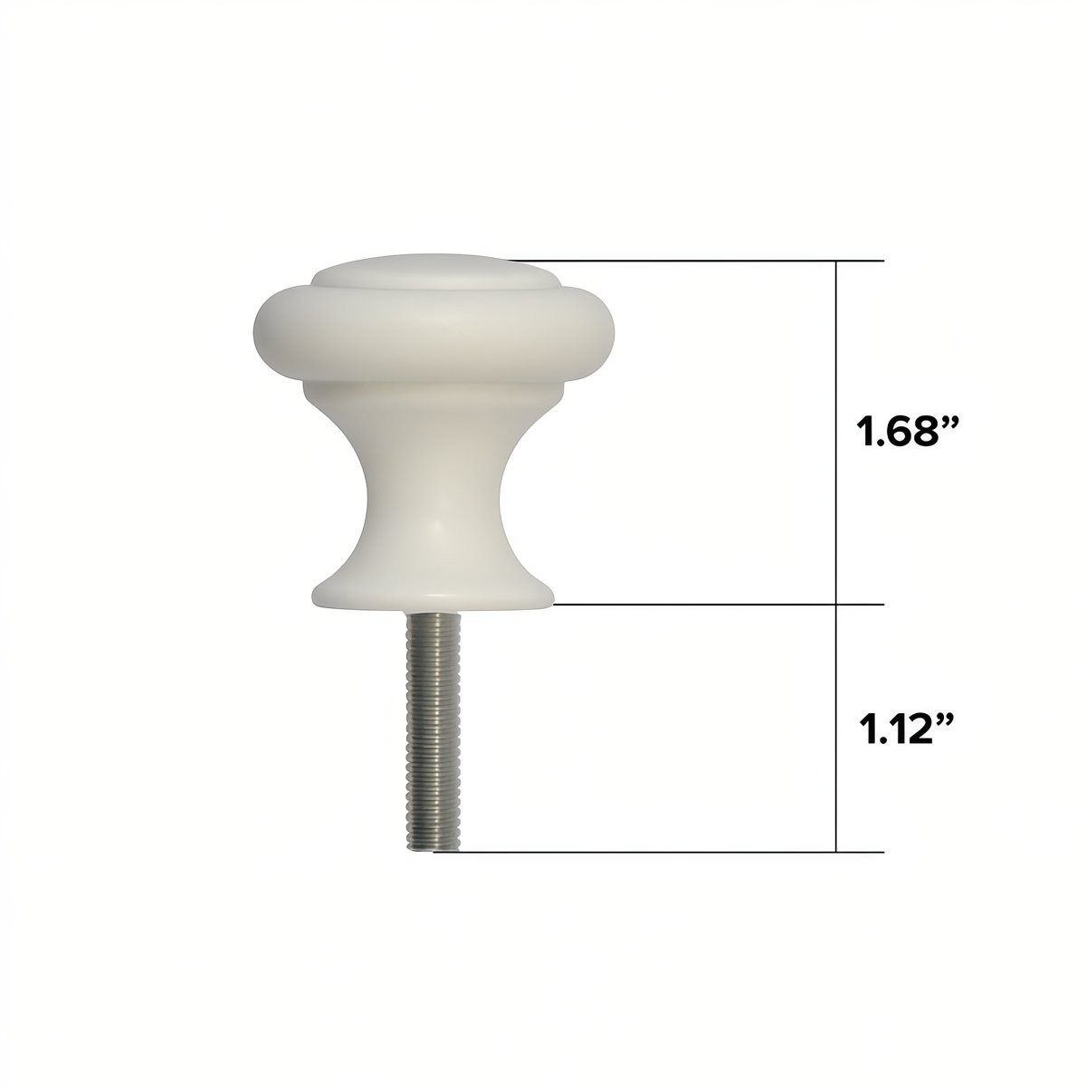 Small White Plastic Bumper Pool Post