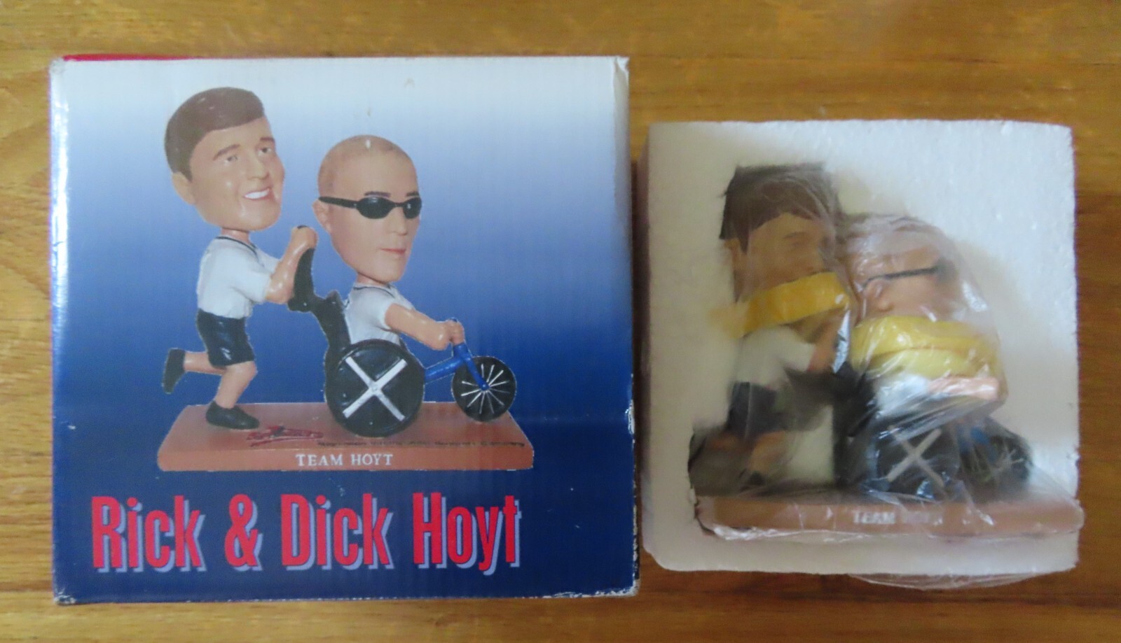 Rare Team Hoyt RICK & DICK HOYT BOSTON MARATHON 5.5" Bobble Head in Box