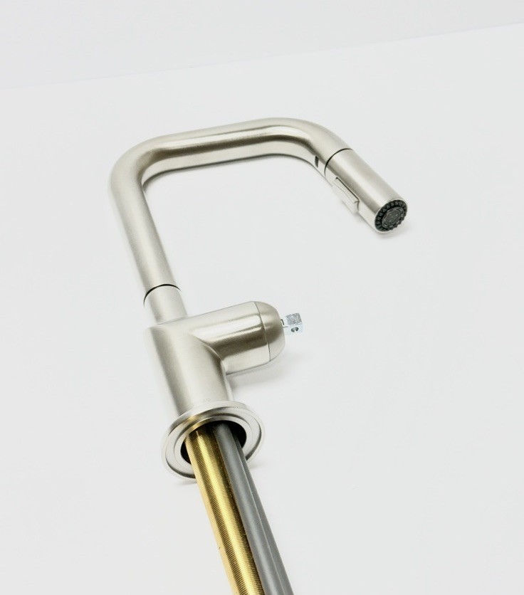 Brizo Odin Pull-Down Kitchen Faucet 63965LF-SS LHP Brill Stainless - Open Box