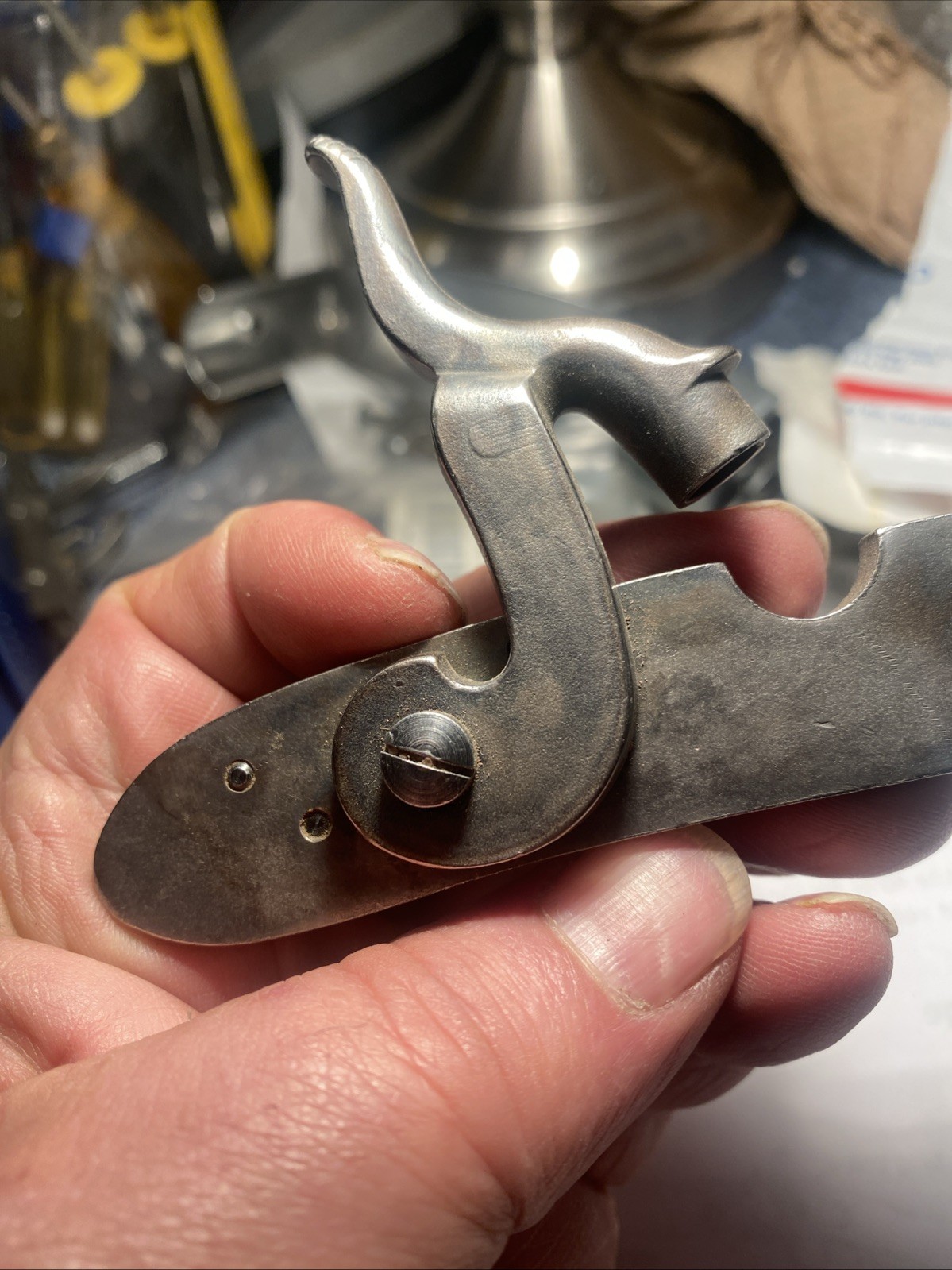 CVA Lock W Screw & Bushing For Bobcat, Frontier And Plainsman Muzzleloader.
