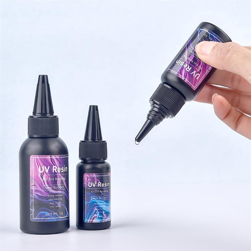 25g UV Epoxy Resin Glue for DIY Jewelry, Clear Hard Fast-Drying Craft Adhesive