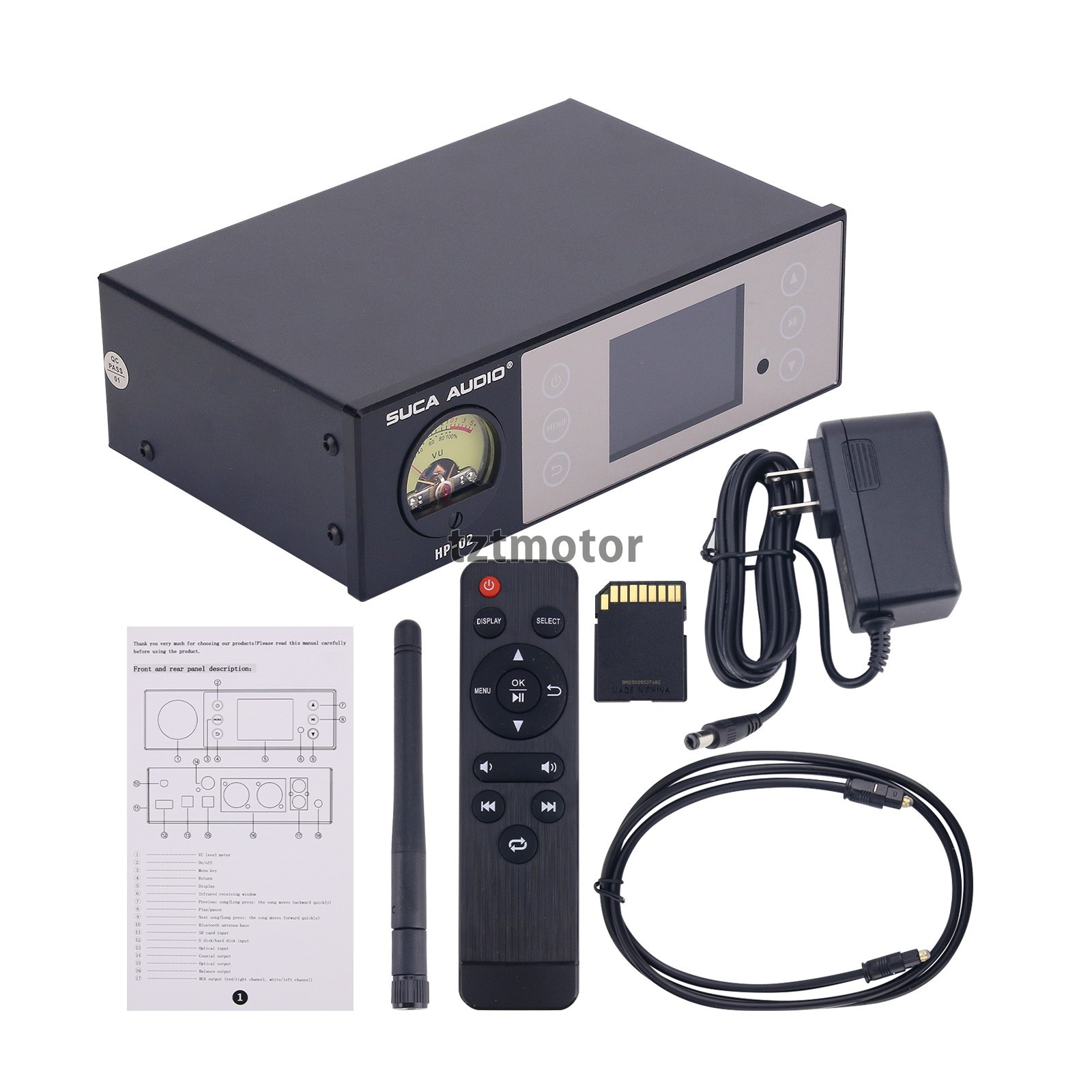 SUCA Audio HP-02 HiFi Play Digital Turntable Decoder 9038 BT5.0 Hard Decoding