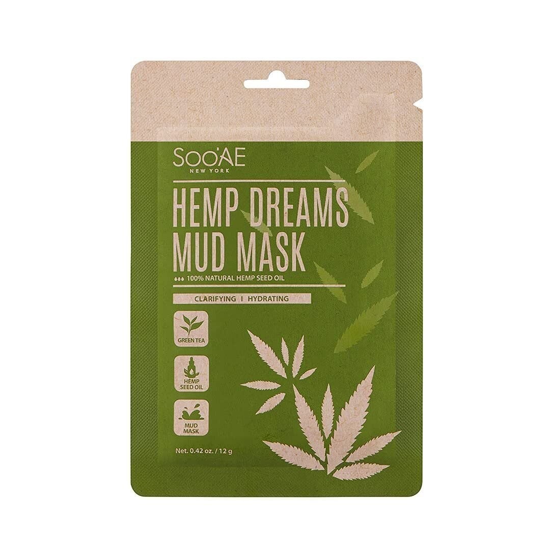 Soo'AE Hem Dreams Mud Mask, Clarifying & Hydrating, Wash Off Mask Formulated...