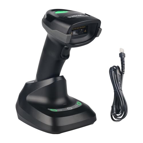Wireless Barcode Scanner, Bluetooth 2.4G 3-in-1 1D 2D QR Scanner with