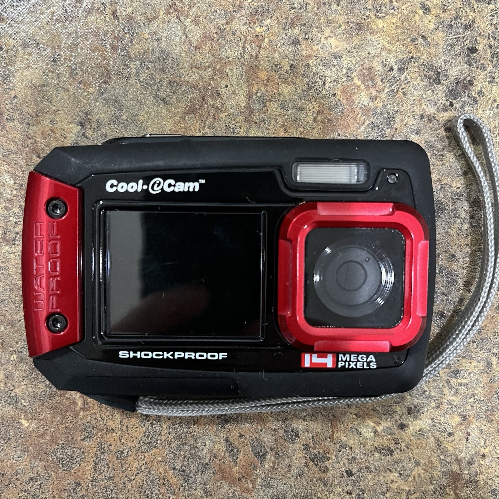 iON Cool-iCam Tough Waterproof Shockproof Digital Selfie Camera w/Dual View 14MP
