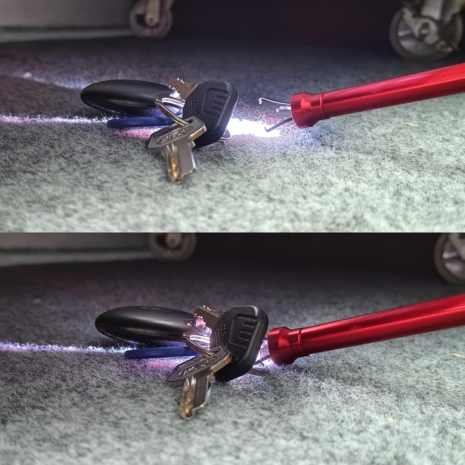 Flexible Grabber Claw Type Garbage Picker with LED Light arm Extension. Claw Gra