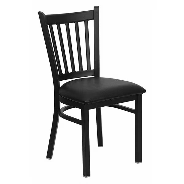 Hercules Restaurant Chair, 17 in W 20-1/4" L 34-1/4" H, Vinyl Seat Flash