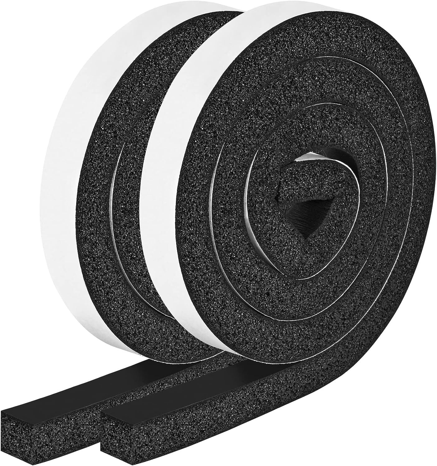 Foam Strips with Adhesive 13Ft x 1" x 1" Neoprene Weather Stripping High Density