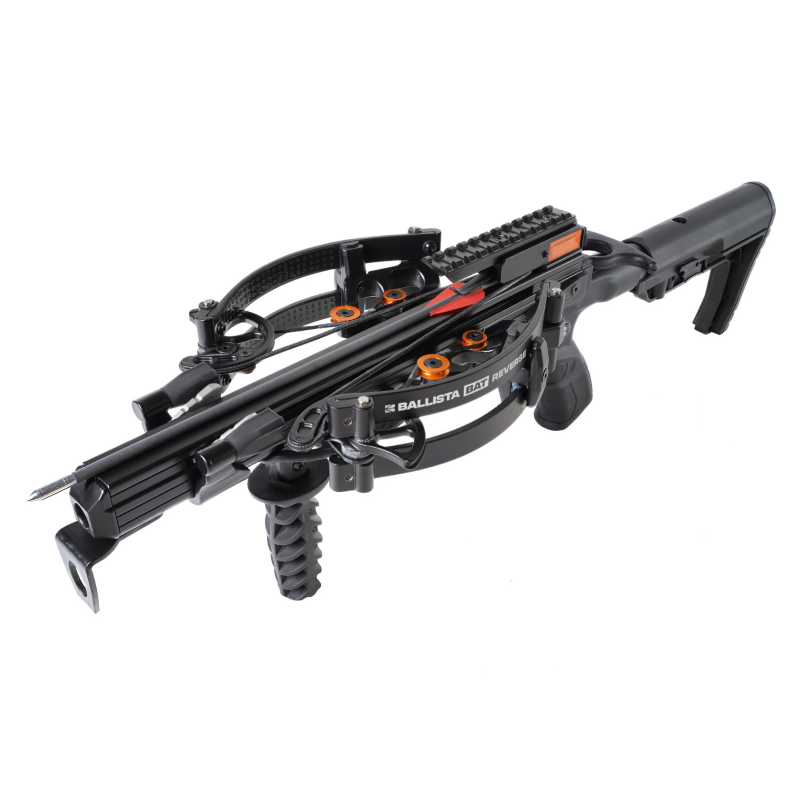 BALLISTA BAT Reverse Draw Compound Self-Cocking with L-Stock 340fps/150lbs/3.8lb