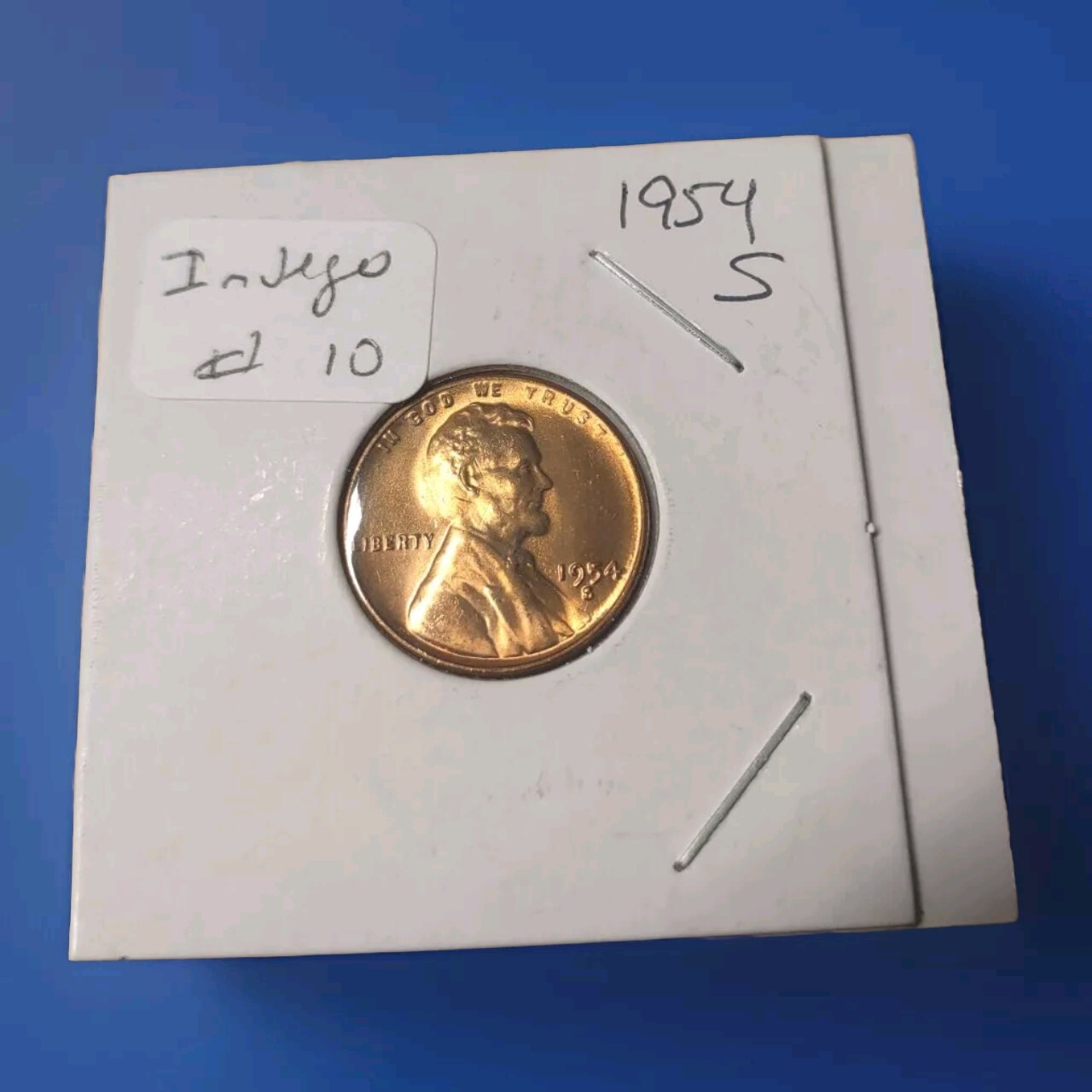 Unc 1954 S Lincoln WHEAT CENT, Errors, Die Chip & RPM, DDR/MMD Mint, OBO