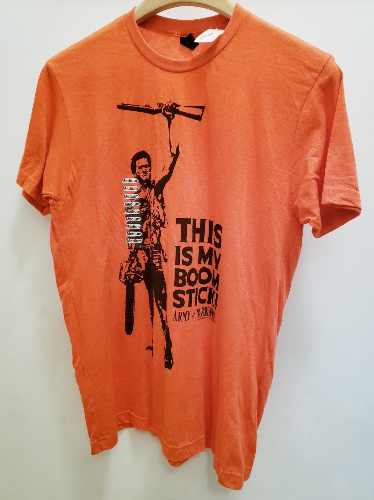 NEW ~ Army of Darkness Bruce Campbell This is My Boom Stick T-Shirt Medium